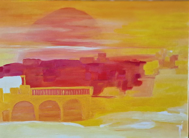 Huile sur toile | ROOFTOP LIVE