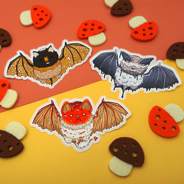 Sticker - Chauve-souris Champignon