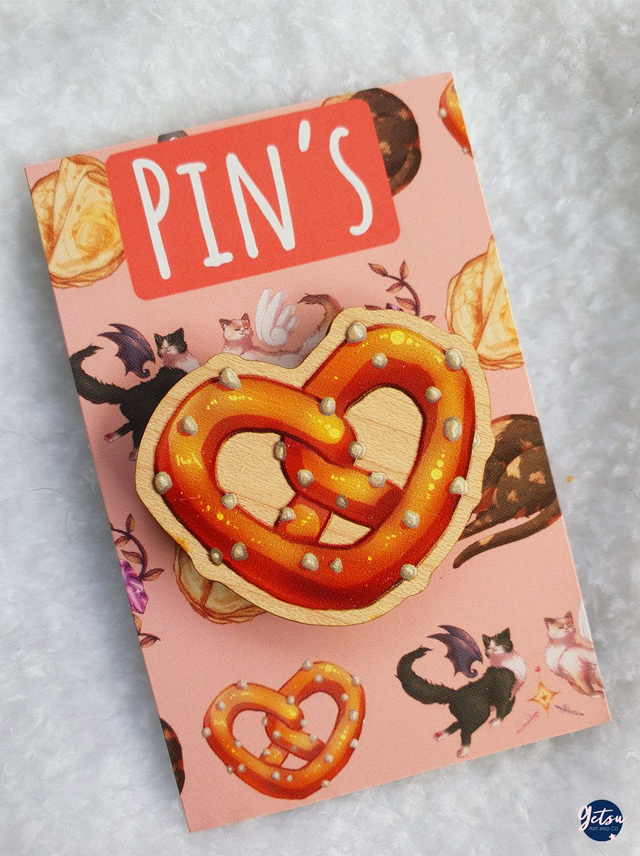 Pin&#039;s bretzel