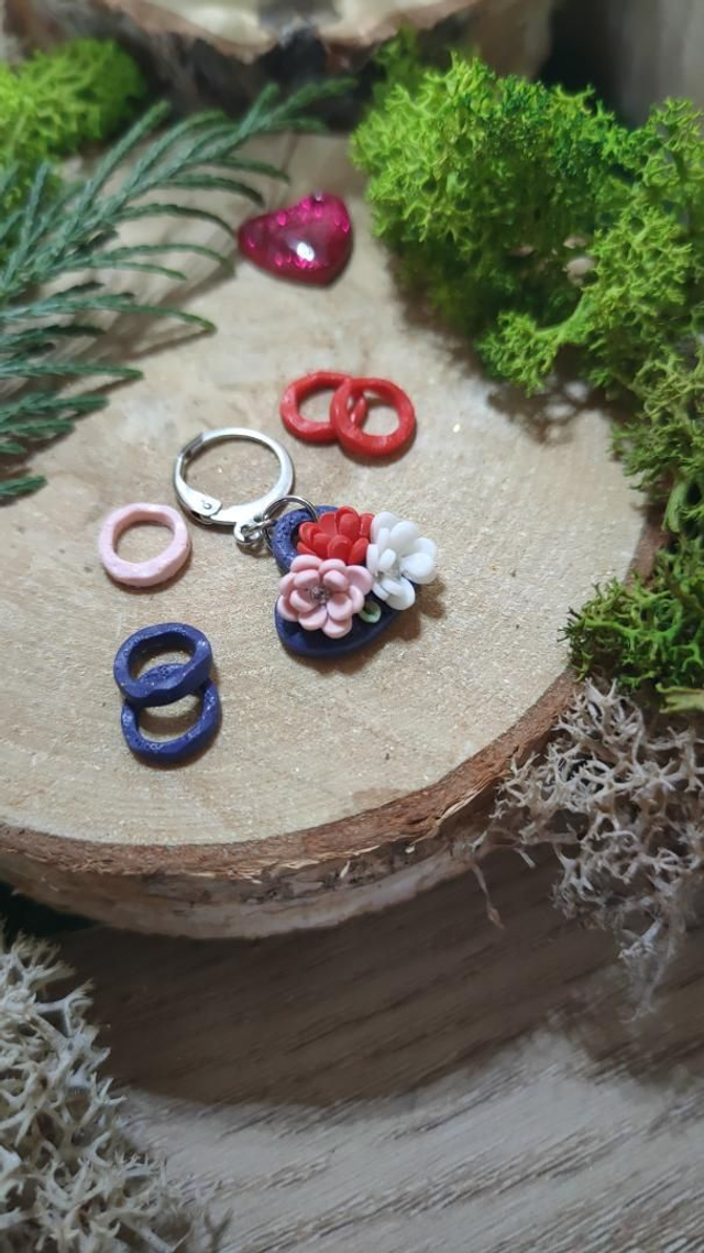 Marqueur amovible dormeuse Coeur de fleurs