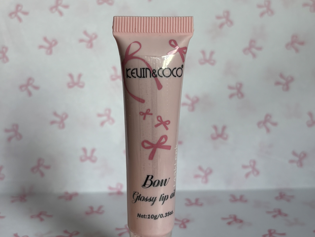 Gloss noeud rose 