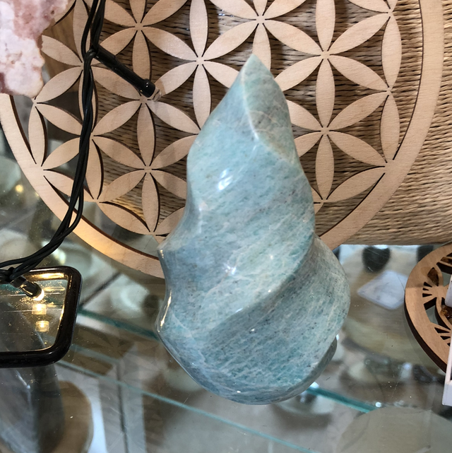 Amazonite flamme polie
