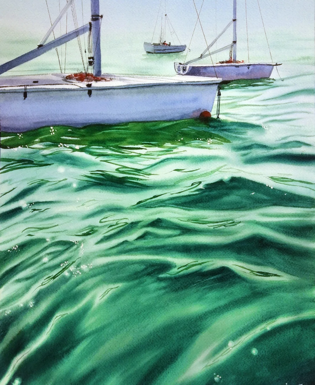 Un recuerdo inolvidable  - ORIGINAL 31 x 41 cm 