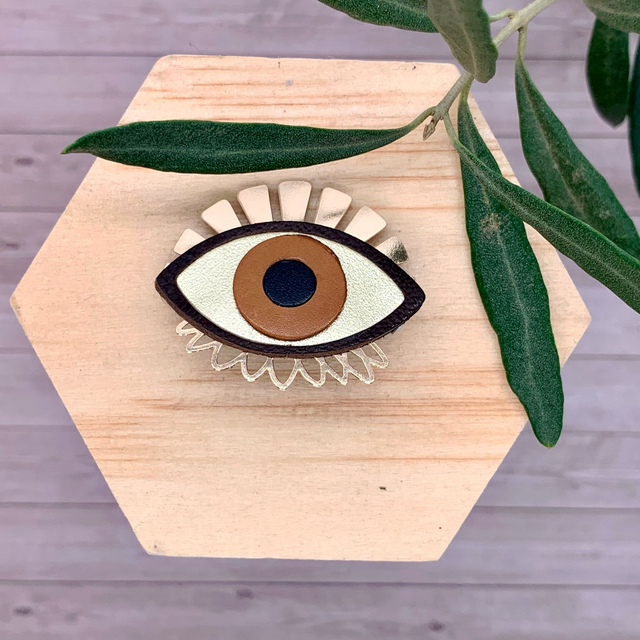 Broche &quot;Oeil Protecteur&quot; 