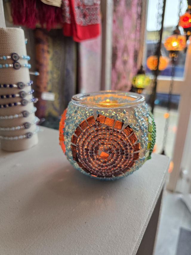 Mosaic Candle Holder