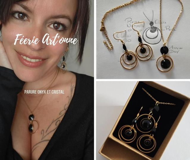 Féerie dorées, éclats d'onyx