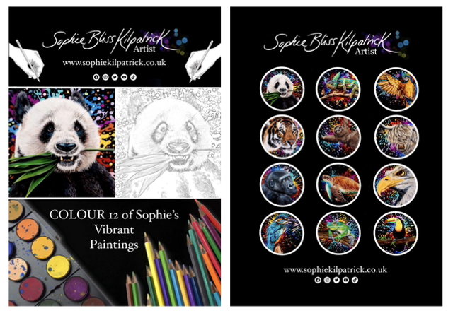 Adult Colouring Book - Close Up Designs