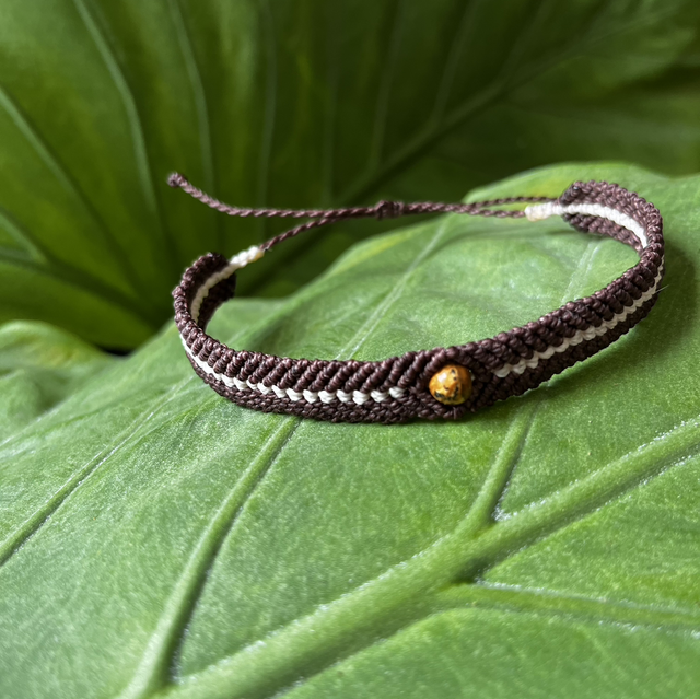 Bracelet mixte jaspe paysage 