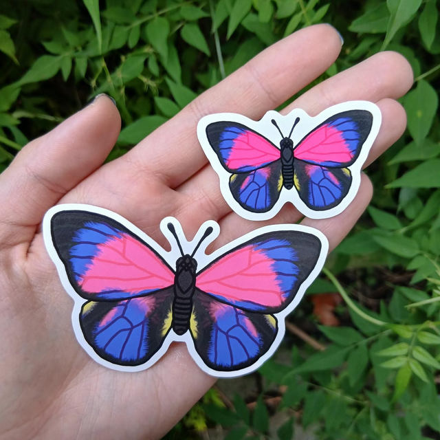 Agrias Butterfly Sticker