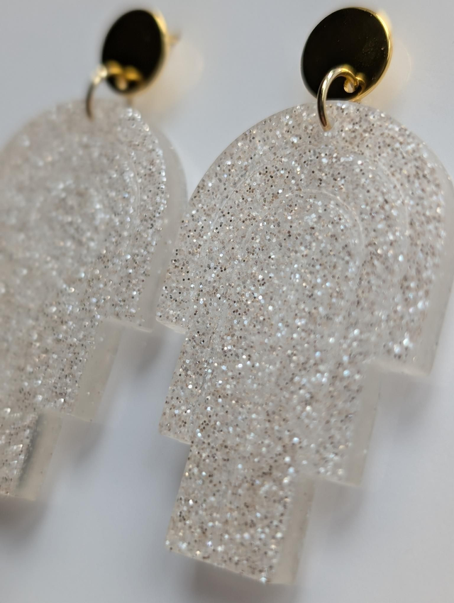 MIAMI blanc paillettes fines