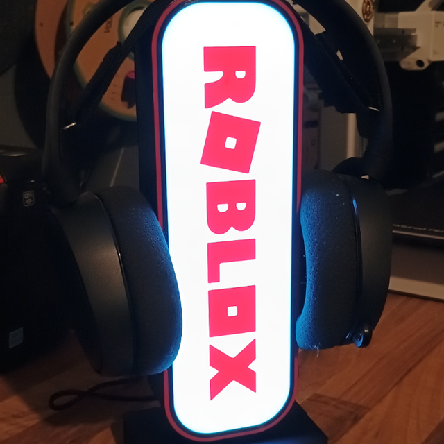 🎧 Support casque imprimé en 3D – Thème ROBLOX 🎮