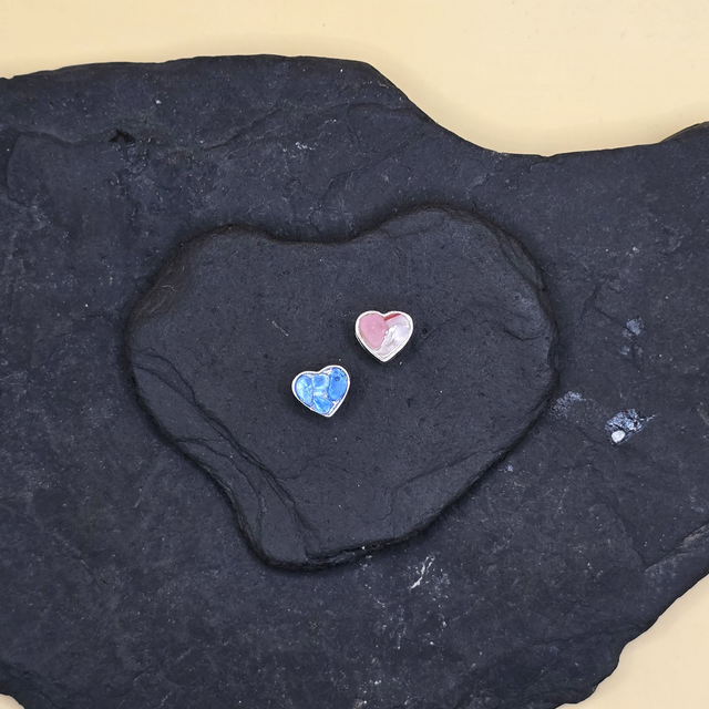 925 Rare Colours Seaglass Charm Sterling Silver Fits Pandora Style