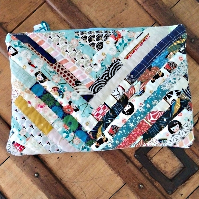 Pochette patchwork 