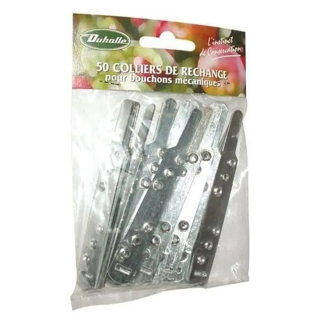 Colliers de Serrage pour Bouchons Mécaniques – Lot de 50 – DUHALLE