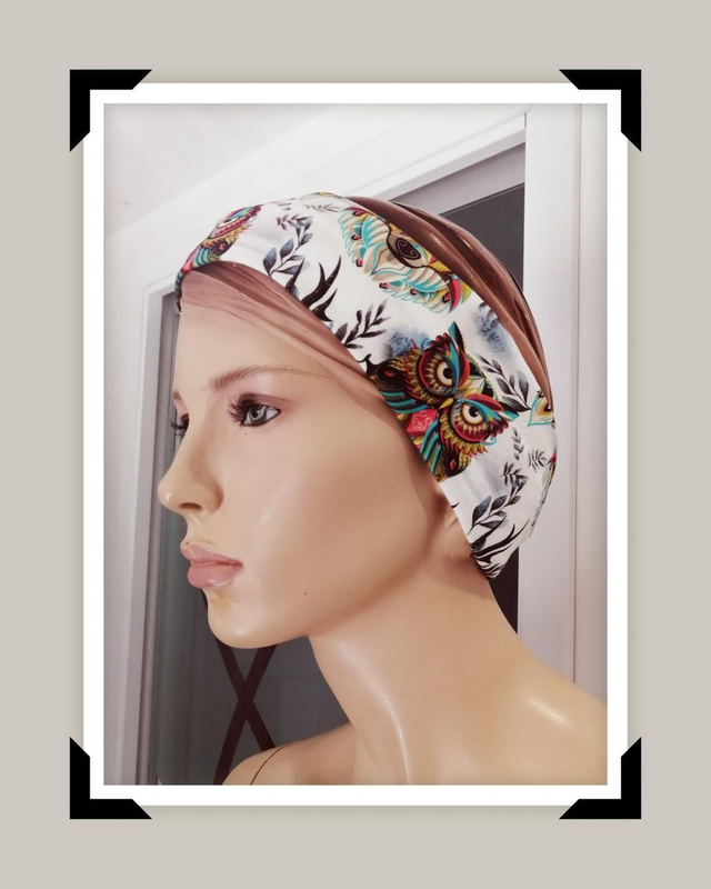 Bandeau Cheveux Modèle Hiboux