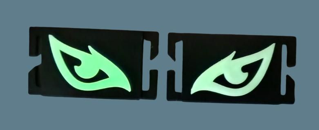 Plaquette 3D cat-eyes x2 V1