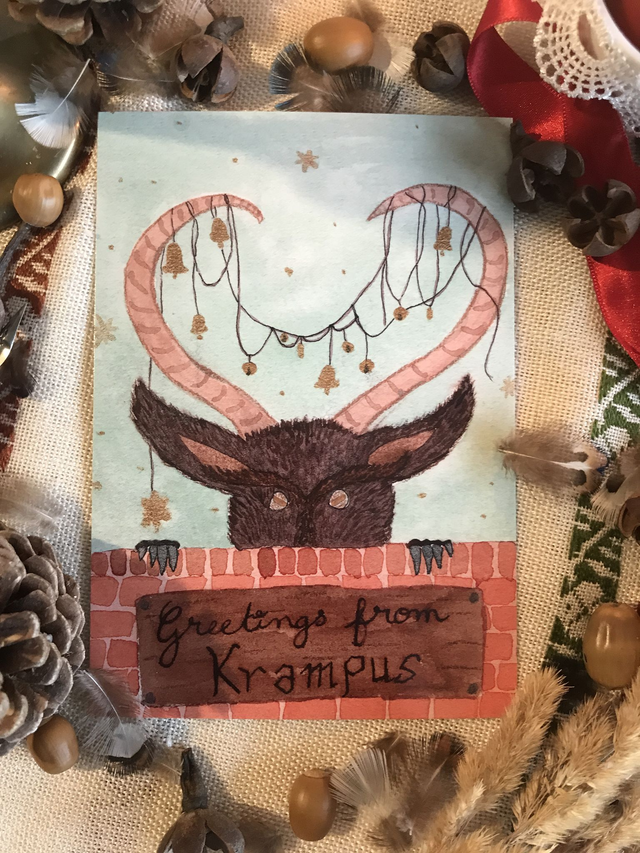 Carte postale Krampus
