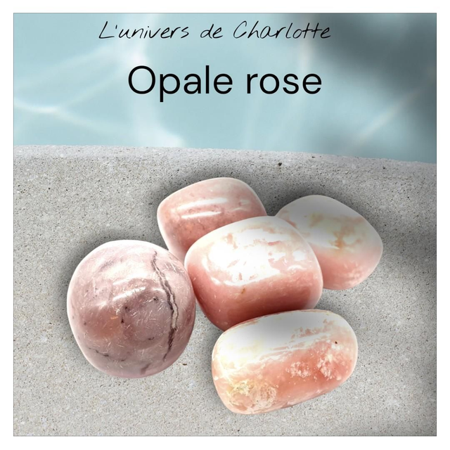 Pierre roulée &quot;Opale rose&quot;