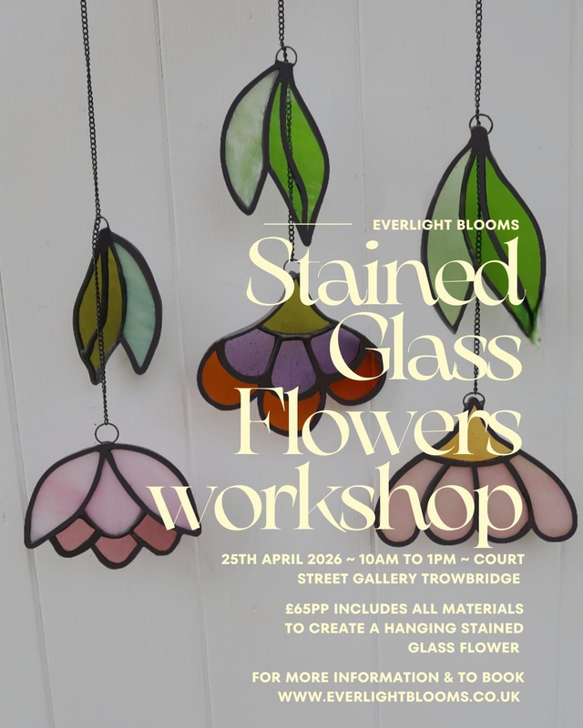 25th April Stained Glass Flower Workshop 