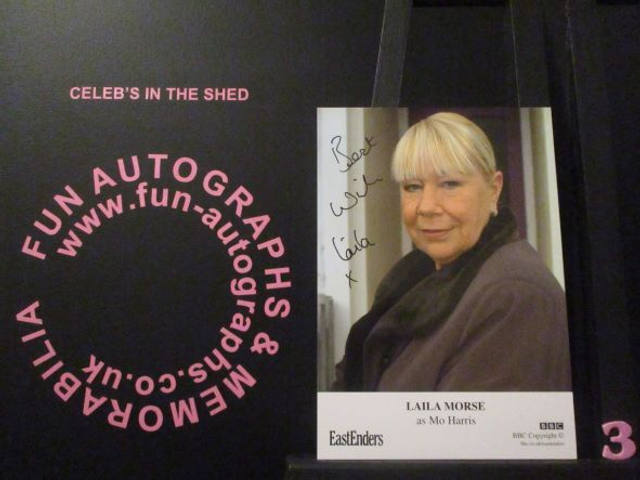 Laila Morse (Mo Harris) Authentic Autographed EastEnders 6x4 Cast Card (3)