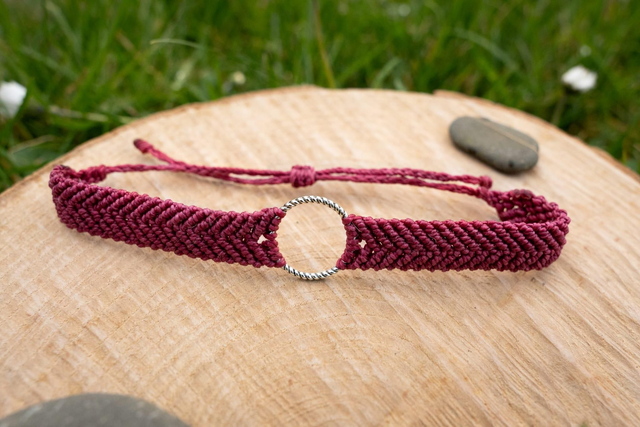 Duo de bracelets micro-macramé