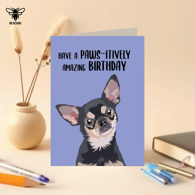 Chihuahua - Birthday Card