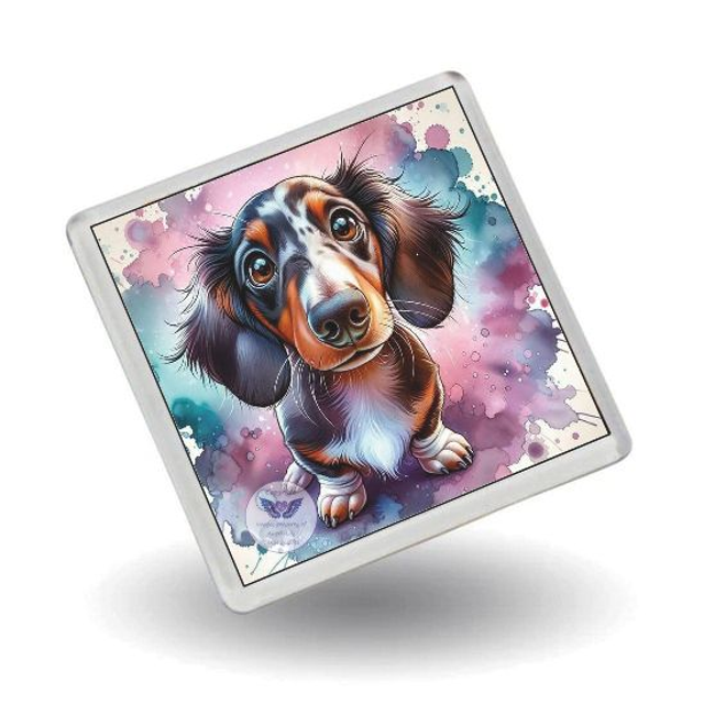 Artistic dog print Fridge Magnet (D27)