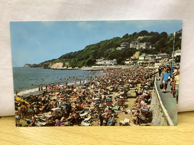 The Beach, Ventnor, Isle of Wight, Photo Precision Limited Vintage Postcard. Our Ref No. R859 £2.50