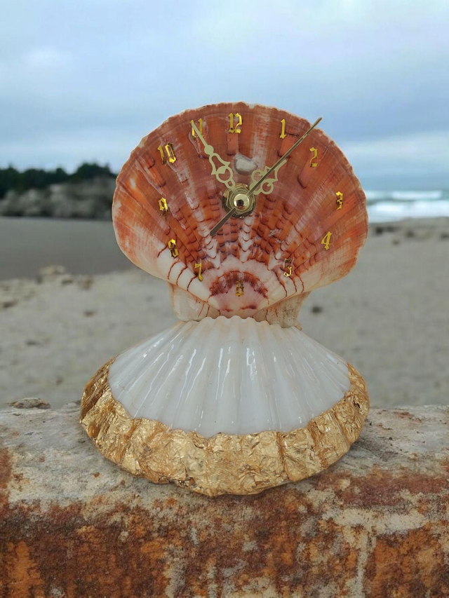 Horloge coquille St jacques 