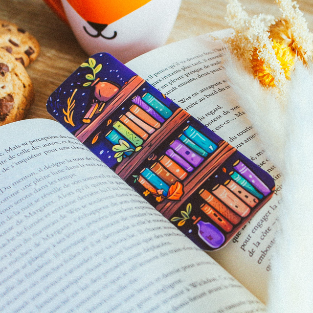 04 - Marque-Pages Etagère de Livres