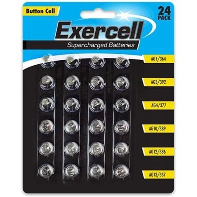 Battery Button Cell Batteries 24pk K111