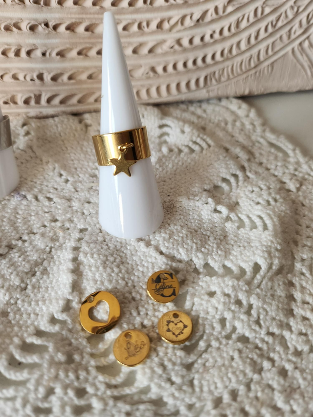 Bague pendentif à graver