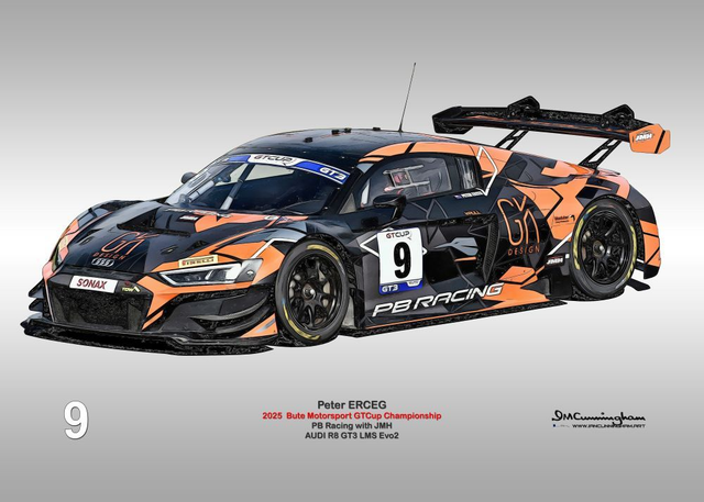 C250908 AUDI R8 GT3 LMS GT CUP 2025 PB RACING #9