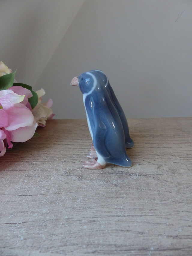 vintage Anna Trap - Figurine d’oiseau pingouin pour Royal Copenhagen Signé, cadeau couple mariage, union, fête, anniversaire de mariage