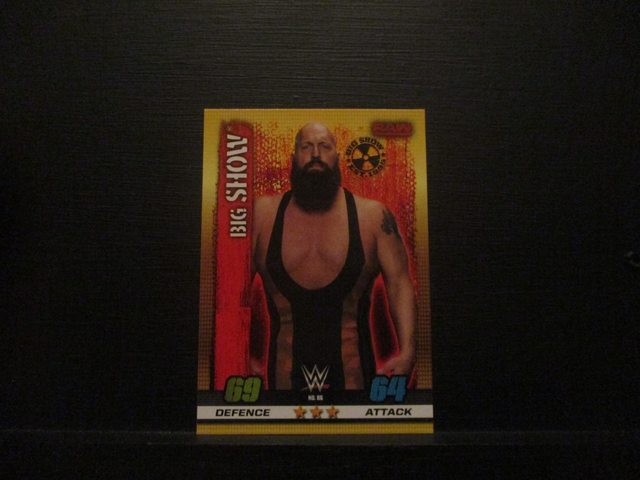 Big Show - Raw Slam Attax 10th Edition Original Trading Card #86
