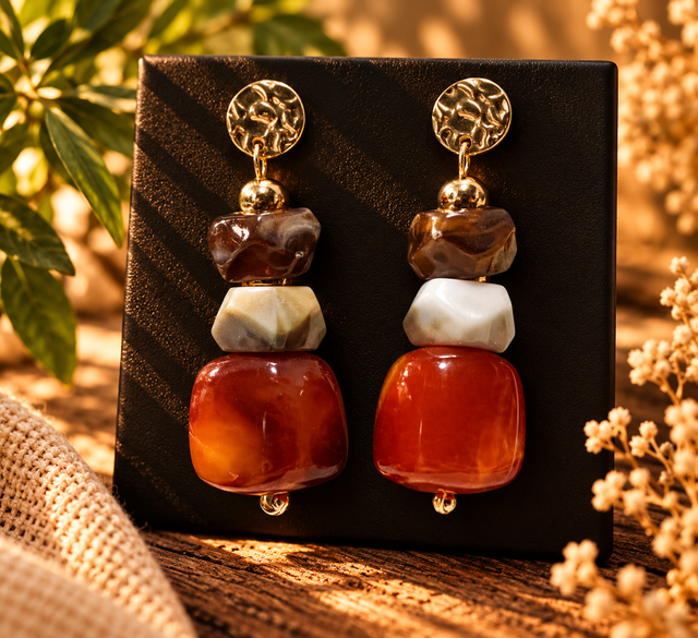 Boucles EXODE Mandarine