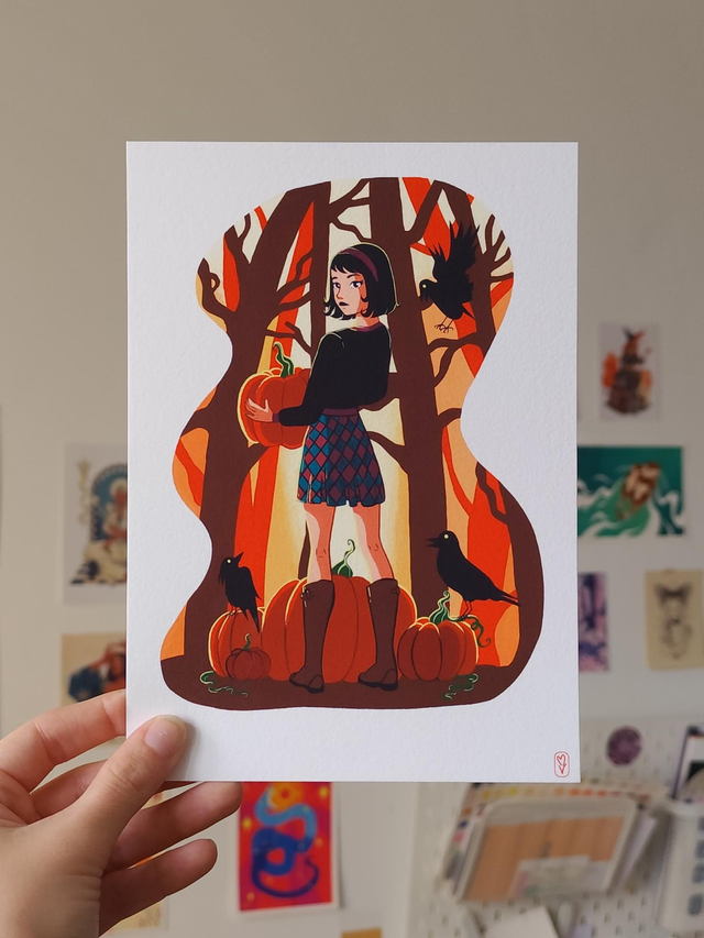Pumpkin forest A5