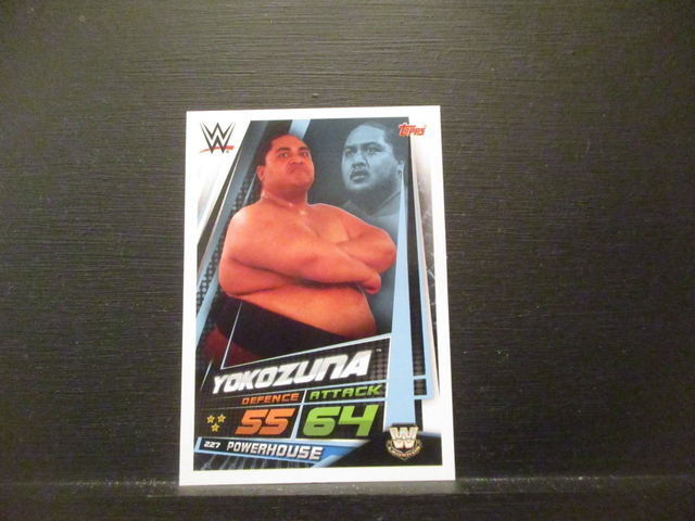 Yokozuna - W Legends Slam Attax Universe Original Trading Card #227
