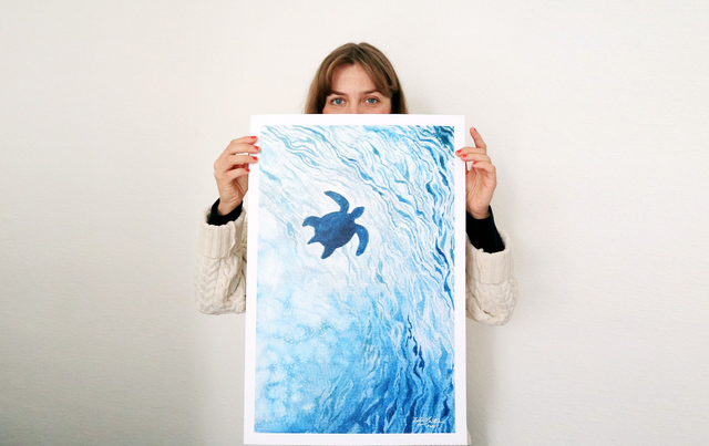 Tortue verte / Carnet de voyage Martinique