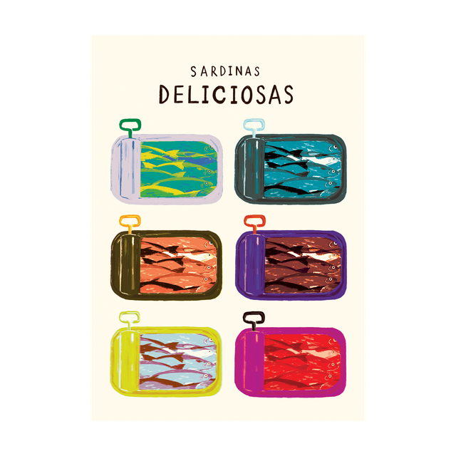 A4 Print - Sardines Multi