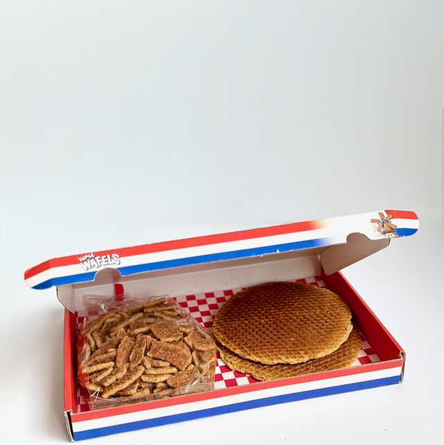 Stroopwafelbrievenbuspakket Snippers &amp; Super Stroopwafels 