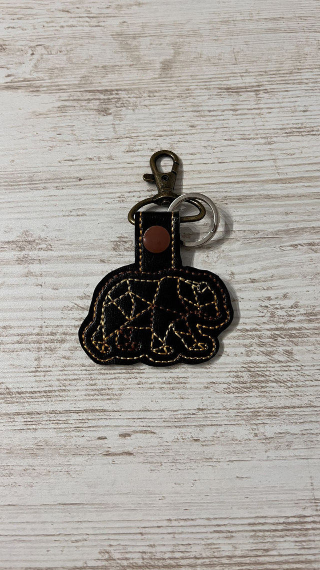 Porte-clés origami "ours"