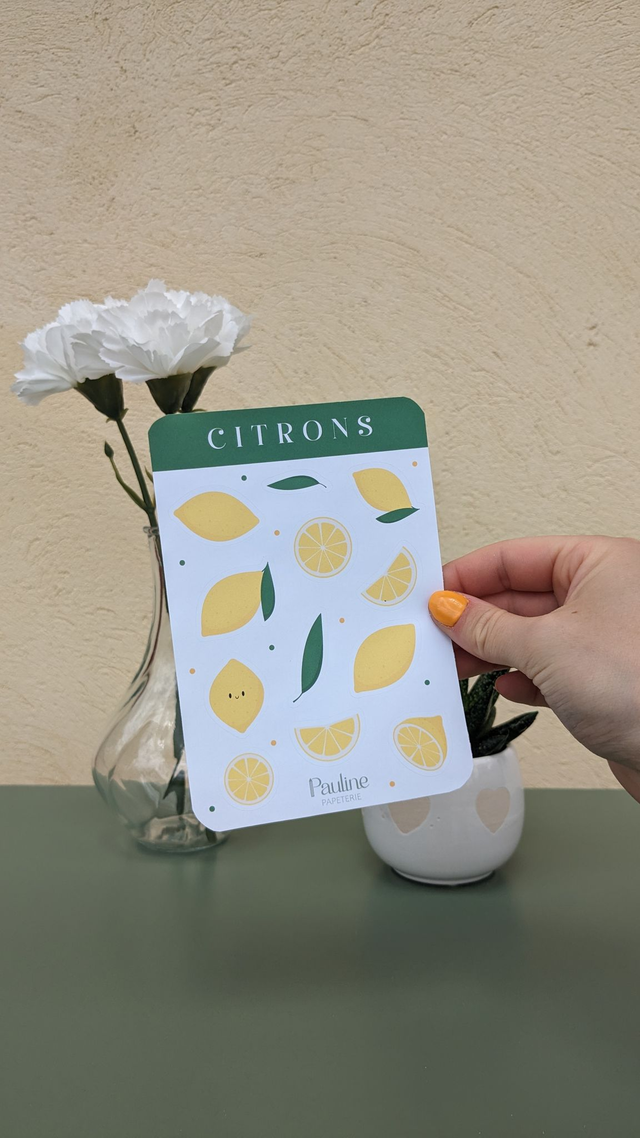 Autocollants Citrons