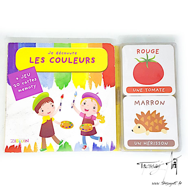 LIVRE ET JEU OCCASION - JE DECOUVRE LES COULEURS - LO028