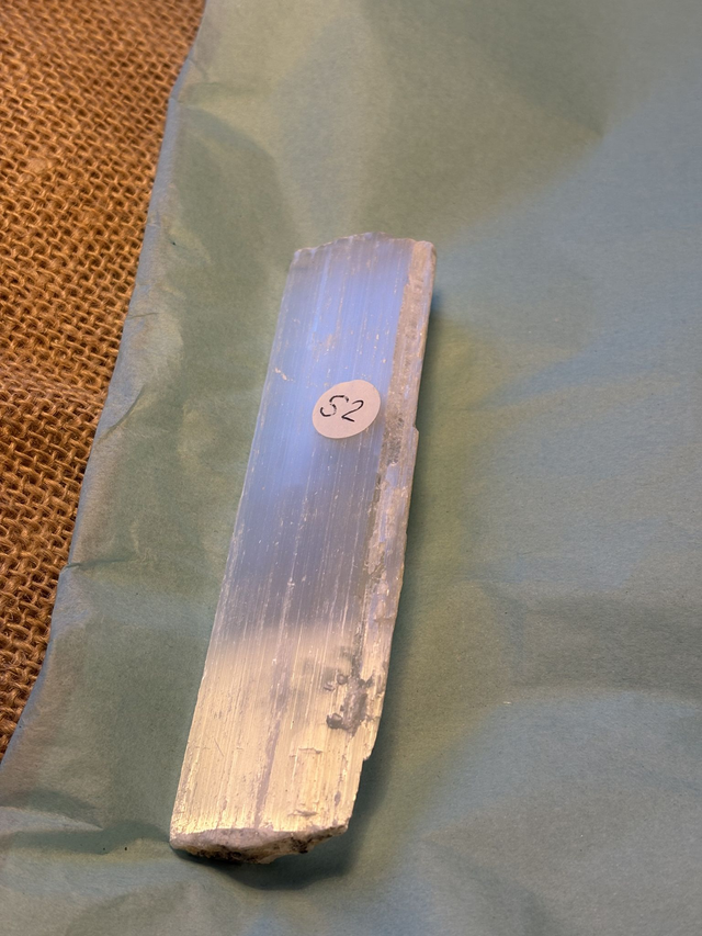 Selenite chunky wand 4cm wide 10-12cm long