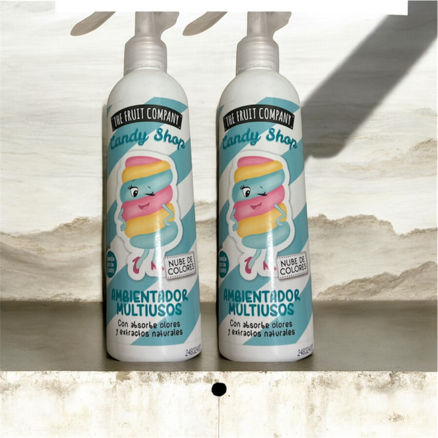 Spray d’ambiance nuage de couleur X2