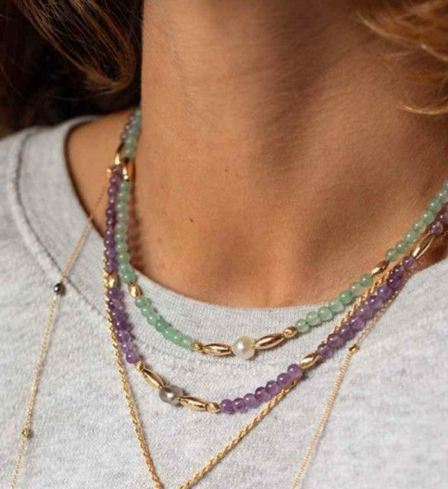 Collier Chamarel, AMÉTHYSTE VIOLET