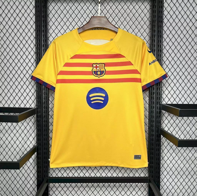 Camiseta 4º Barcelona  LOGO SPOTIFY- Versión Fan - 24/25