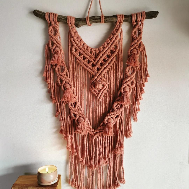 Tenture Murale en macramé - 37cm