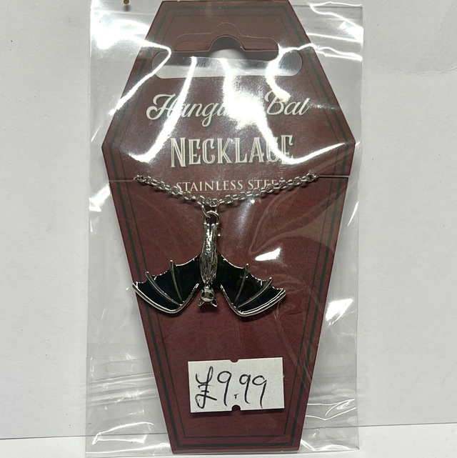 Hanging Bat Necklace 
